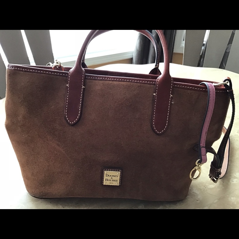 Ladies suede leather purse